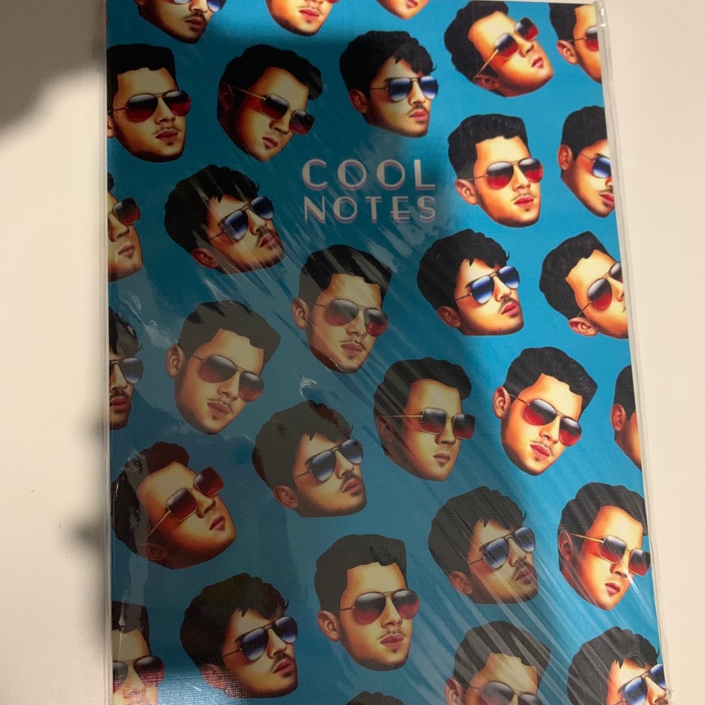 Jonas Brothers “Cool Notes” notebook (brand new)